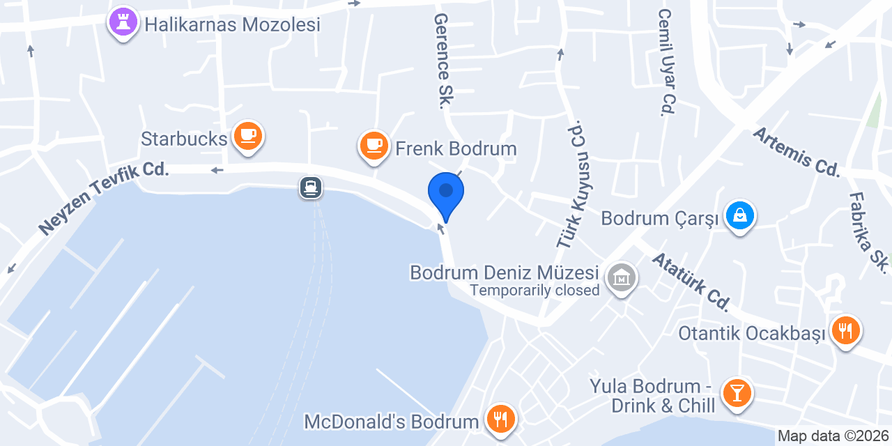 Bodrum Uygulama - Dalkılıç İç Mimarlık konumu