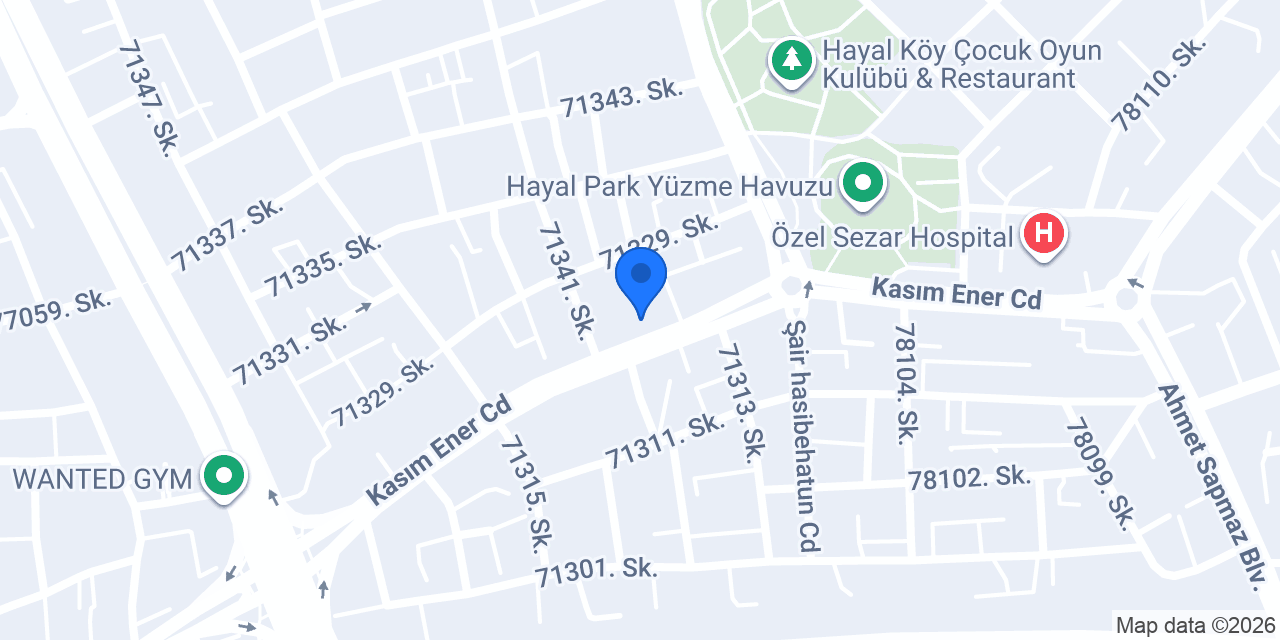Uzman Diş Hekimi Cemil Sevinir konumu