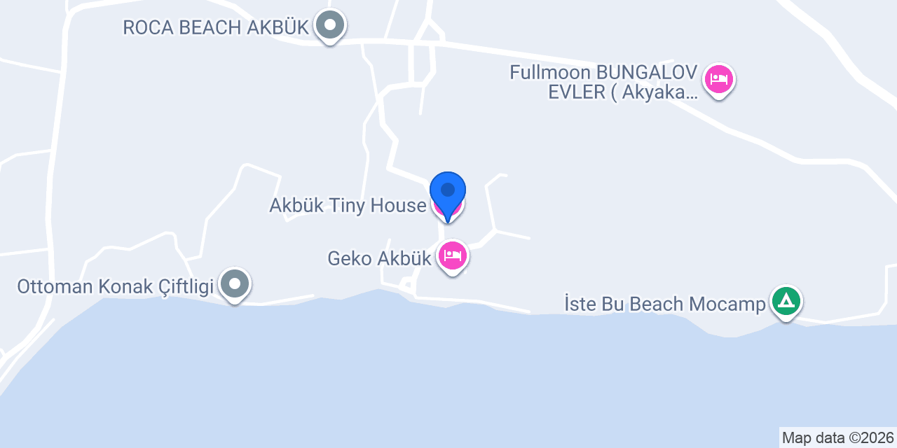 Akbük Tiny House konumu