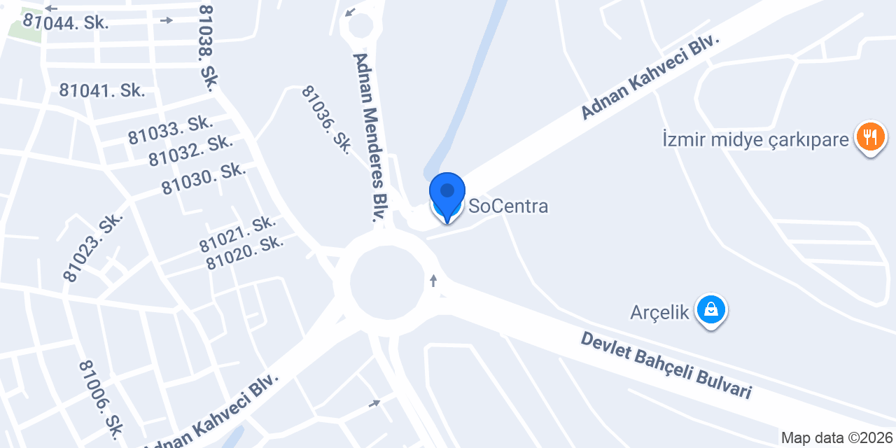 SoCentra konumu
