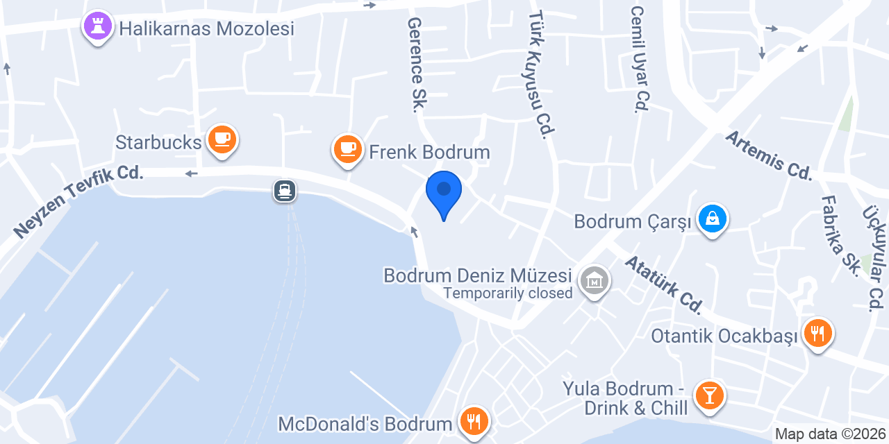 Bodrum Kaymakamlığı konumu