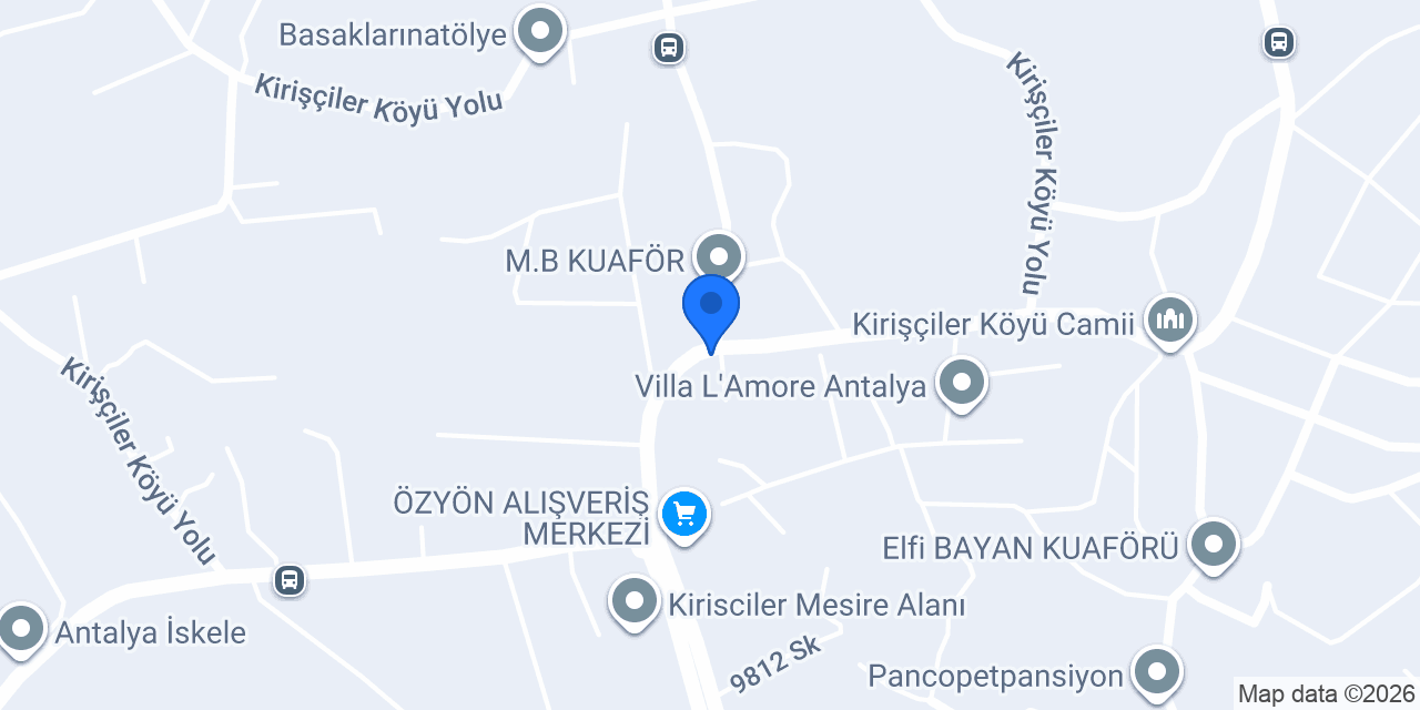 Kirişçiler İlkokulu konumu
