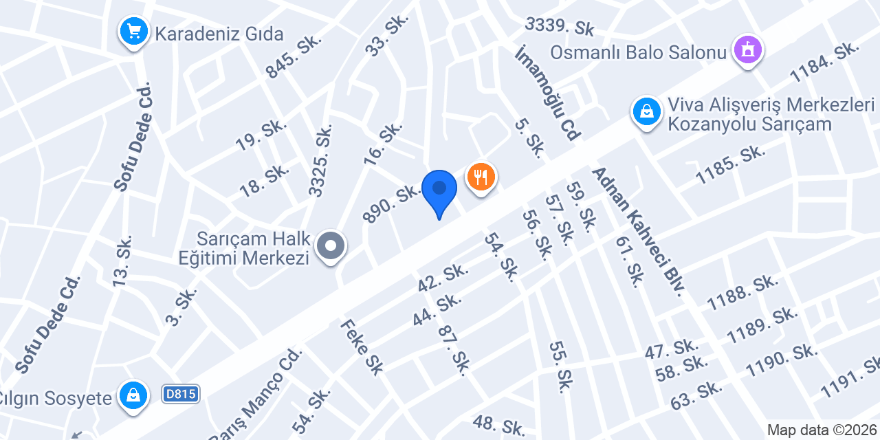 Bitat Döner konumu