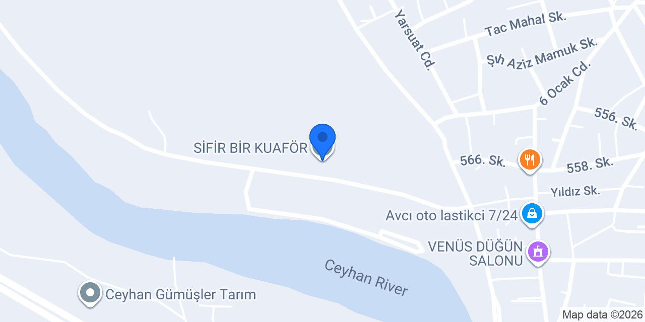 SİFİR BİR KUAFÖR konumu