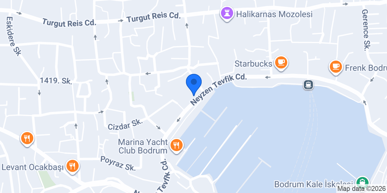 Moya Bodrum Marina konumu