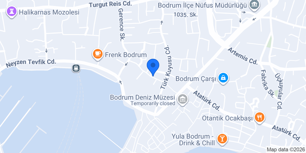 Bal pansiyon ve cafe konumu