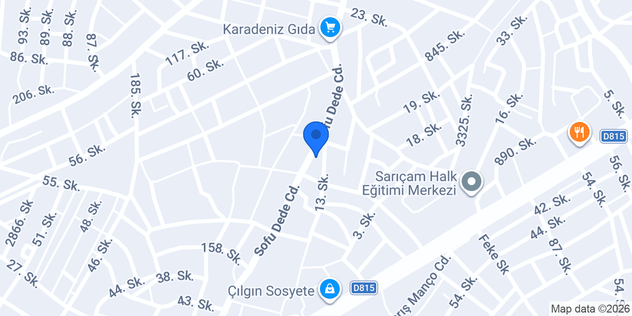 DÖNER 7 Sarıçam konumu