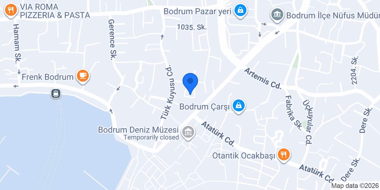 Çıngıloğlu Bodrum Çarşı konumu