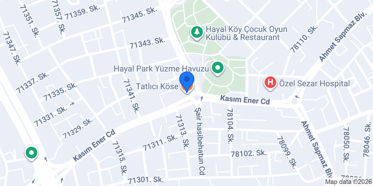 Tatlıcı Köse konumu