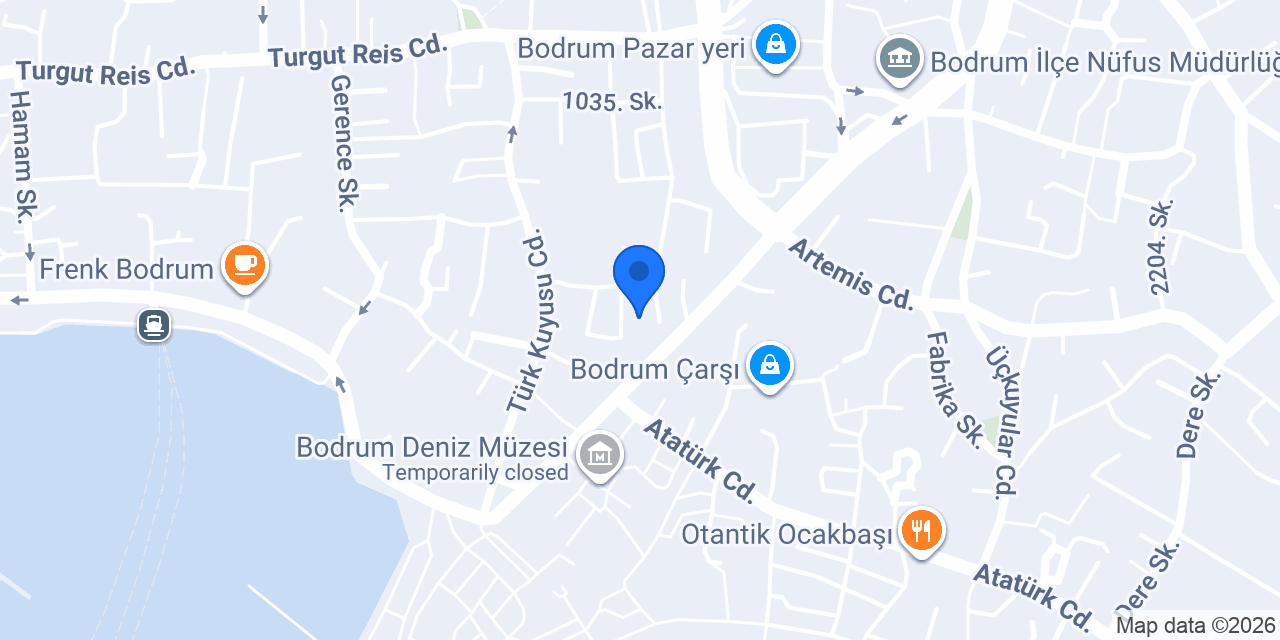 Bodrum Transfer Vip konumu