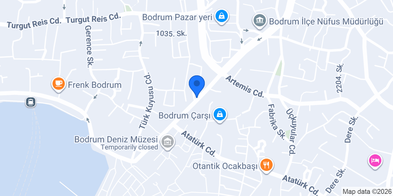 Bodrumia donut & berliner & coffee & bakery konumu