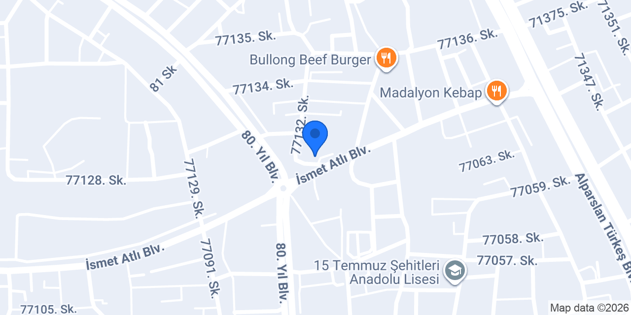 Ekin Pide Fırını konumu