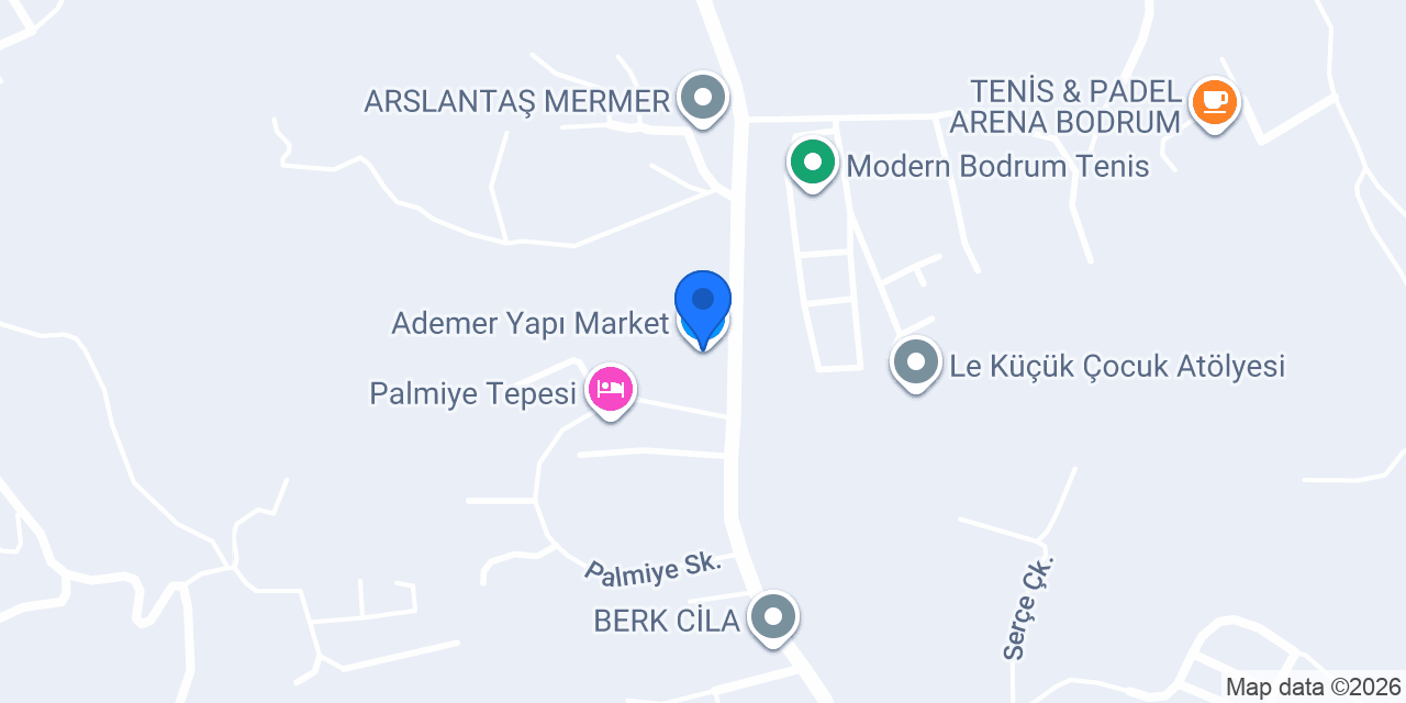 Ademer Yapı Market konumu
