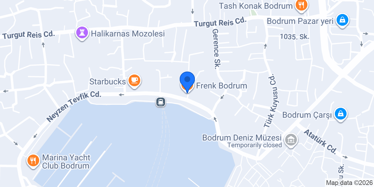 Frenk Bodrum konumu
