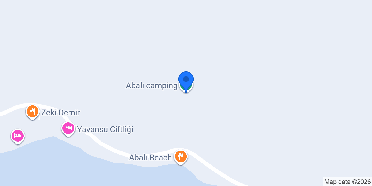 Abalı camping konumu