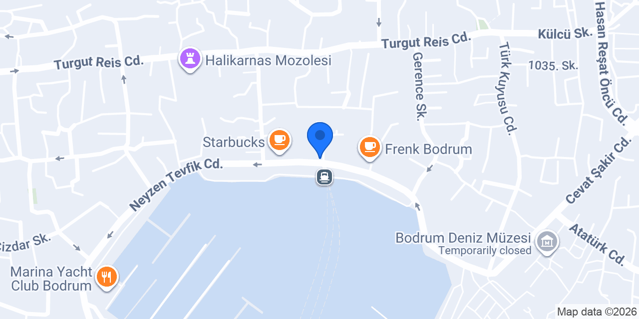 Bodrum Feribot İşletmeciliği konumu