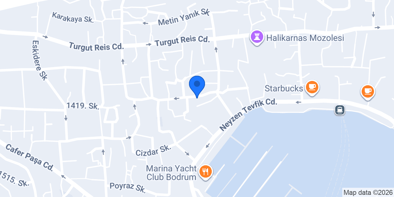 Bodrum Vip Transfer konumu