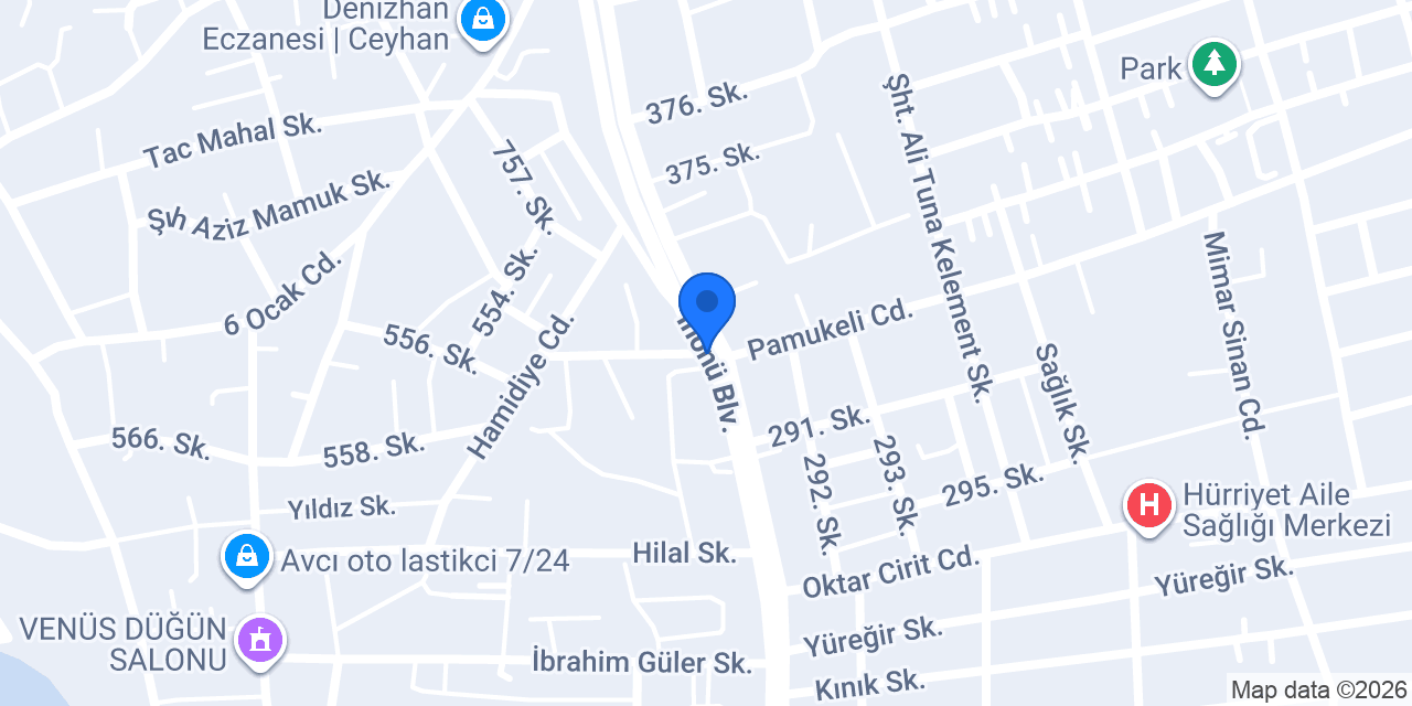 CEYHAN TAKSİ konumu