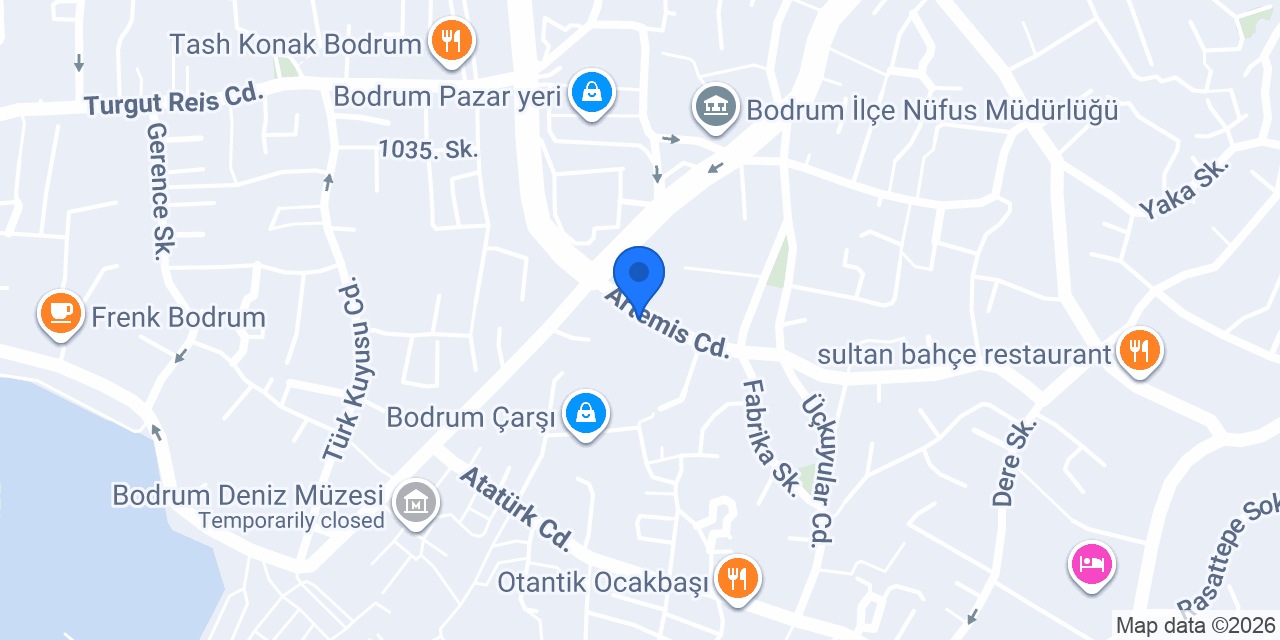 Bodrum Merkez Elektronik konumu