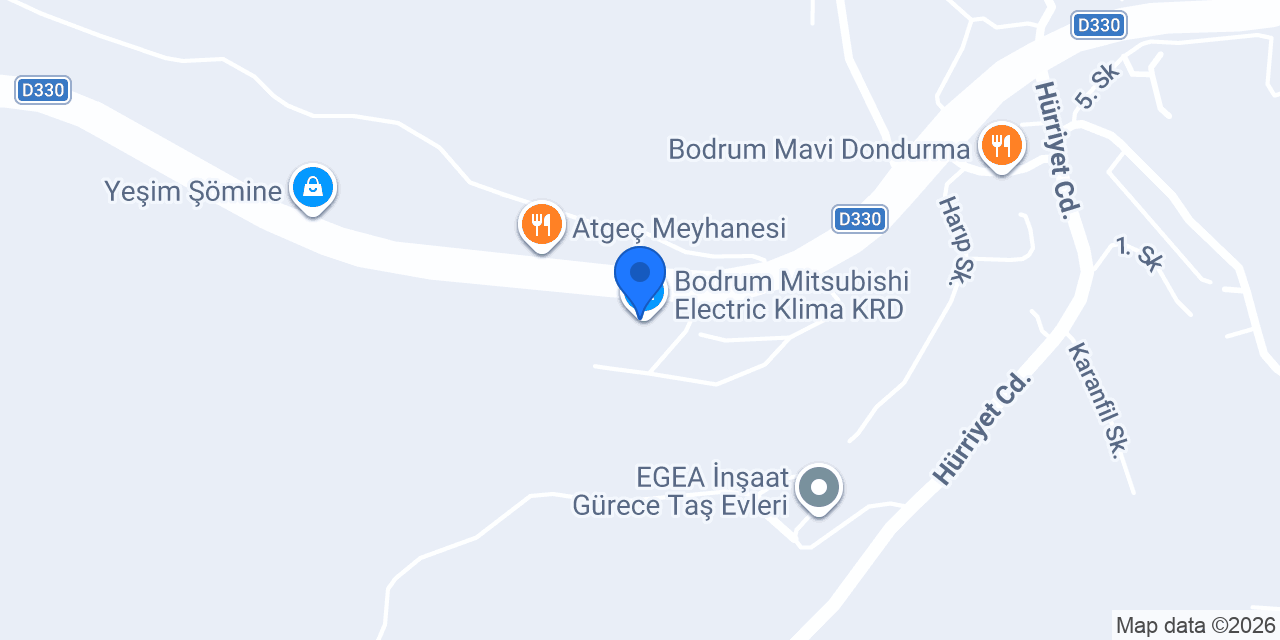 Açı Mutfak konumu