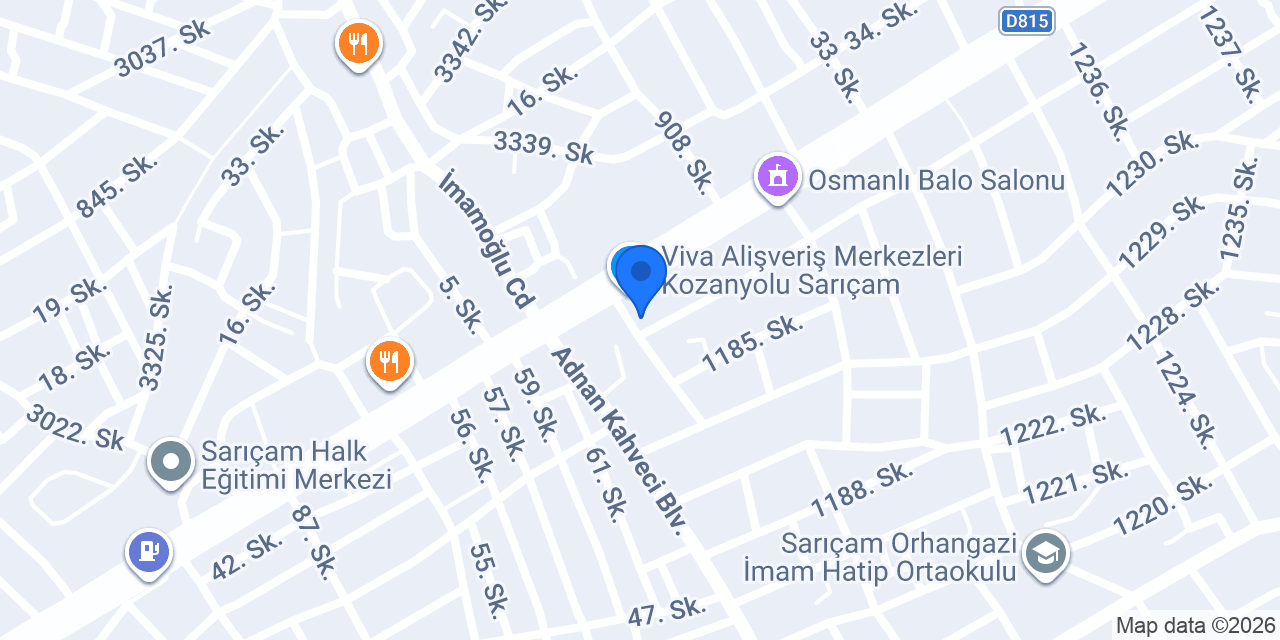 ADANA ASEL VİNÇ SEPETLİ PLATFORM konumu