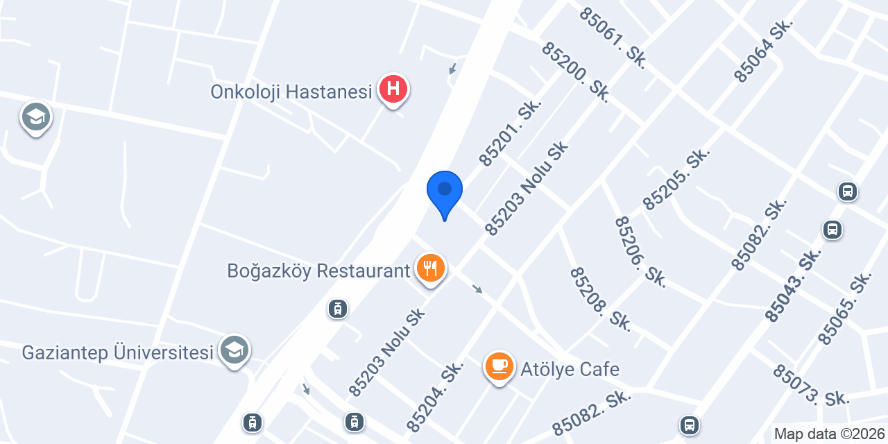 Luuq Coffee Gaziantep Üniversite konumu