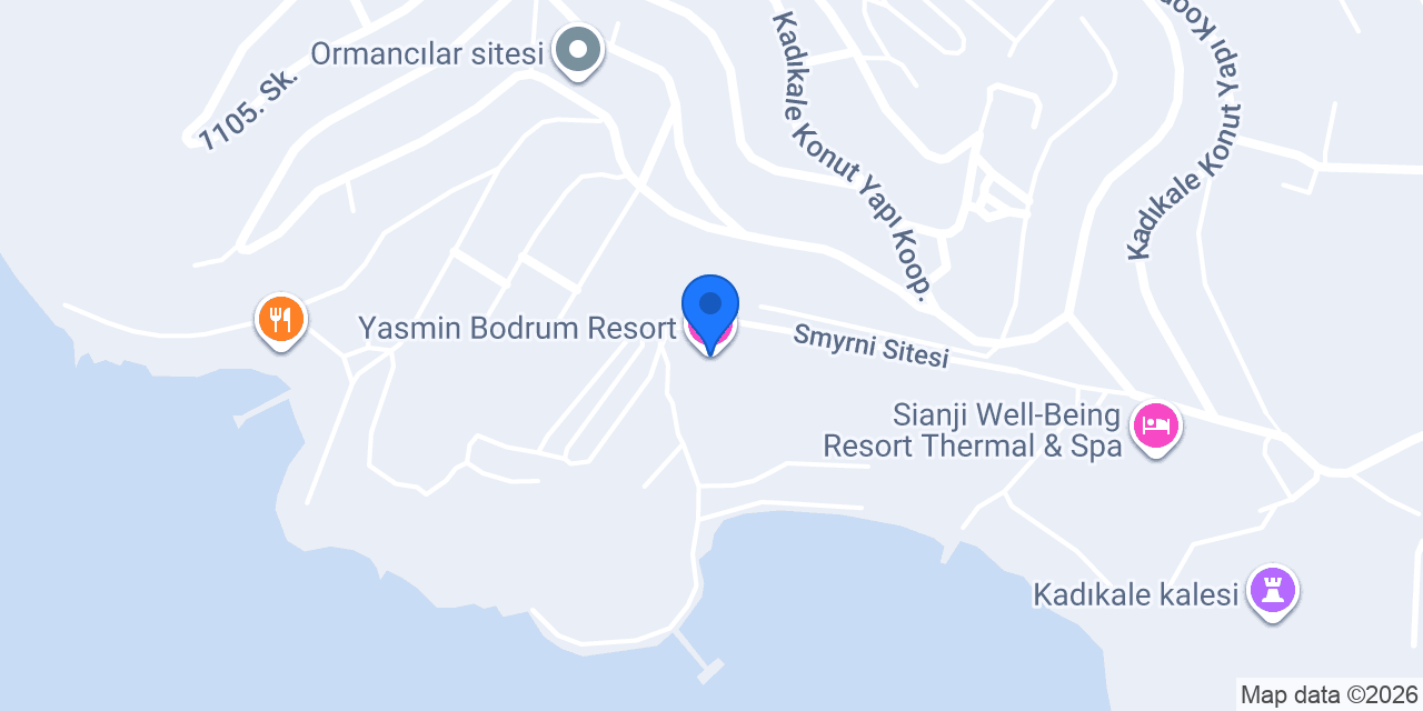 Yasmin Bodrum Resort konumu