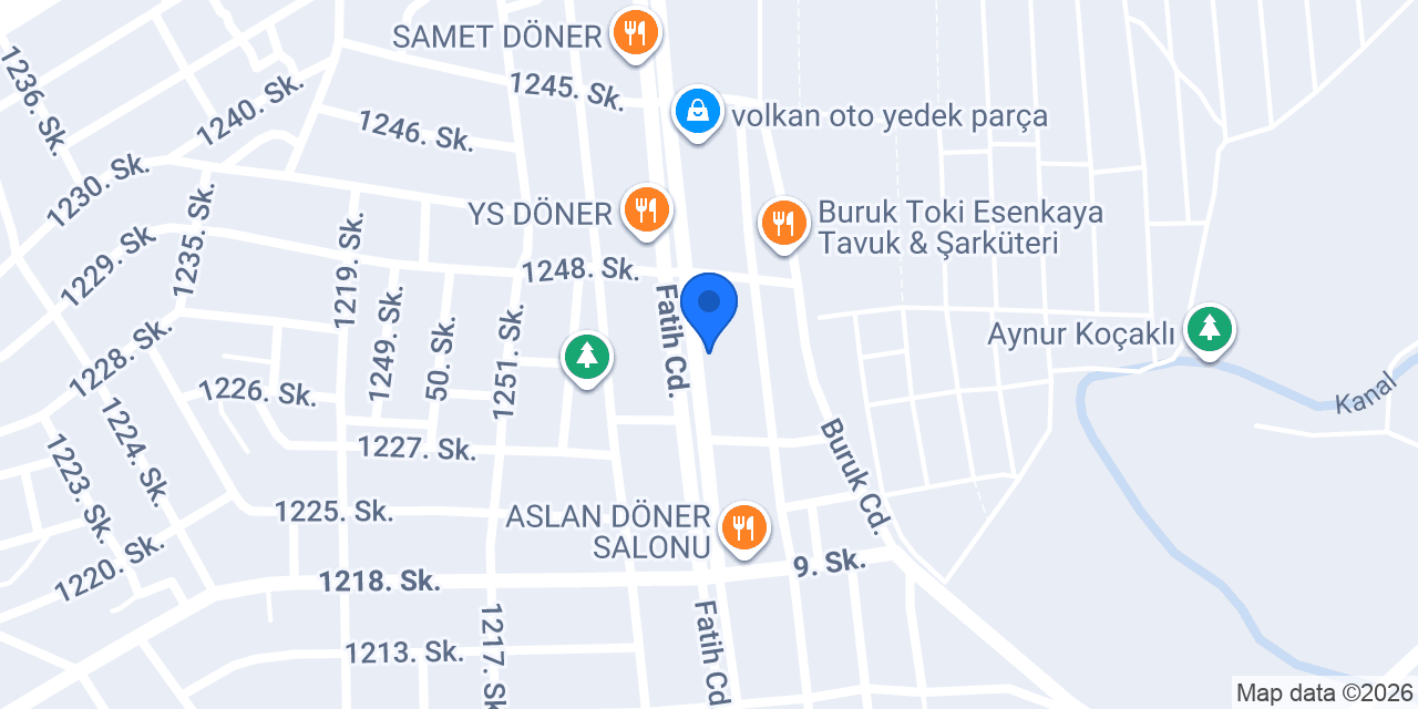 Yalçın Elektrik Oto Kurtarma konumu