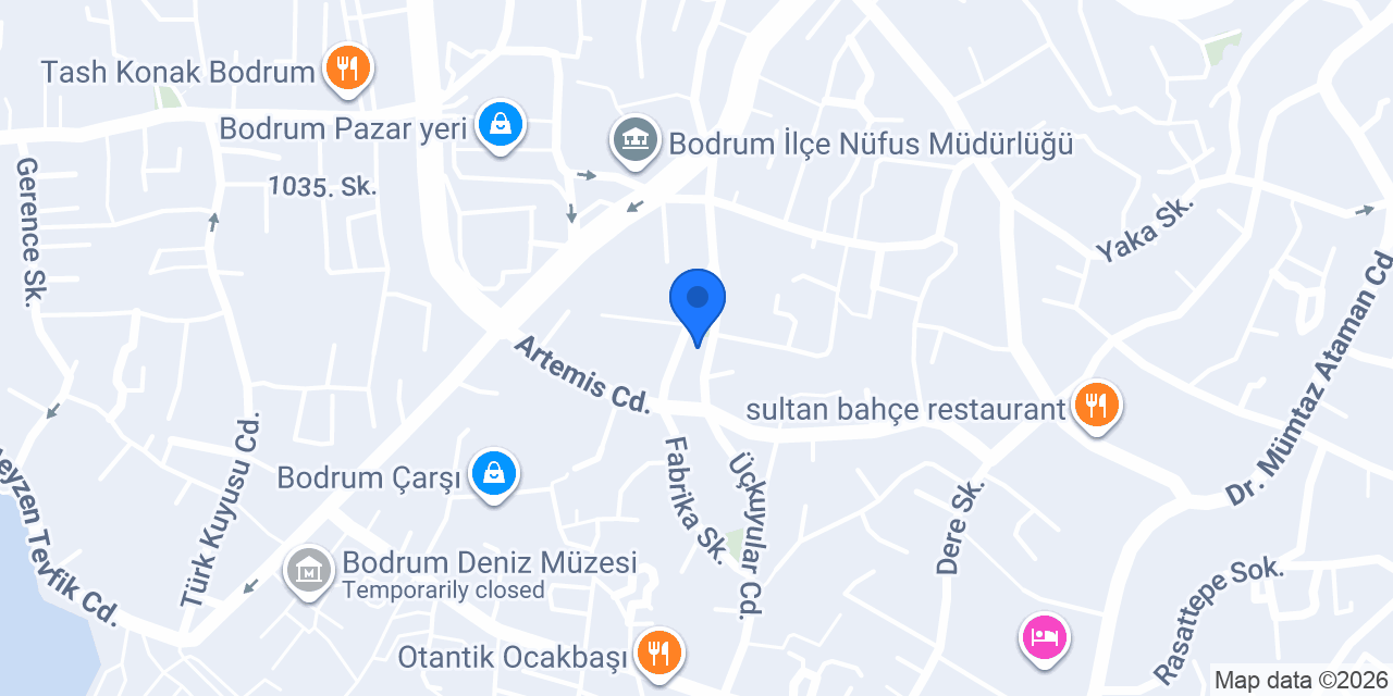 Bodrum Reklam/Art konumu