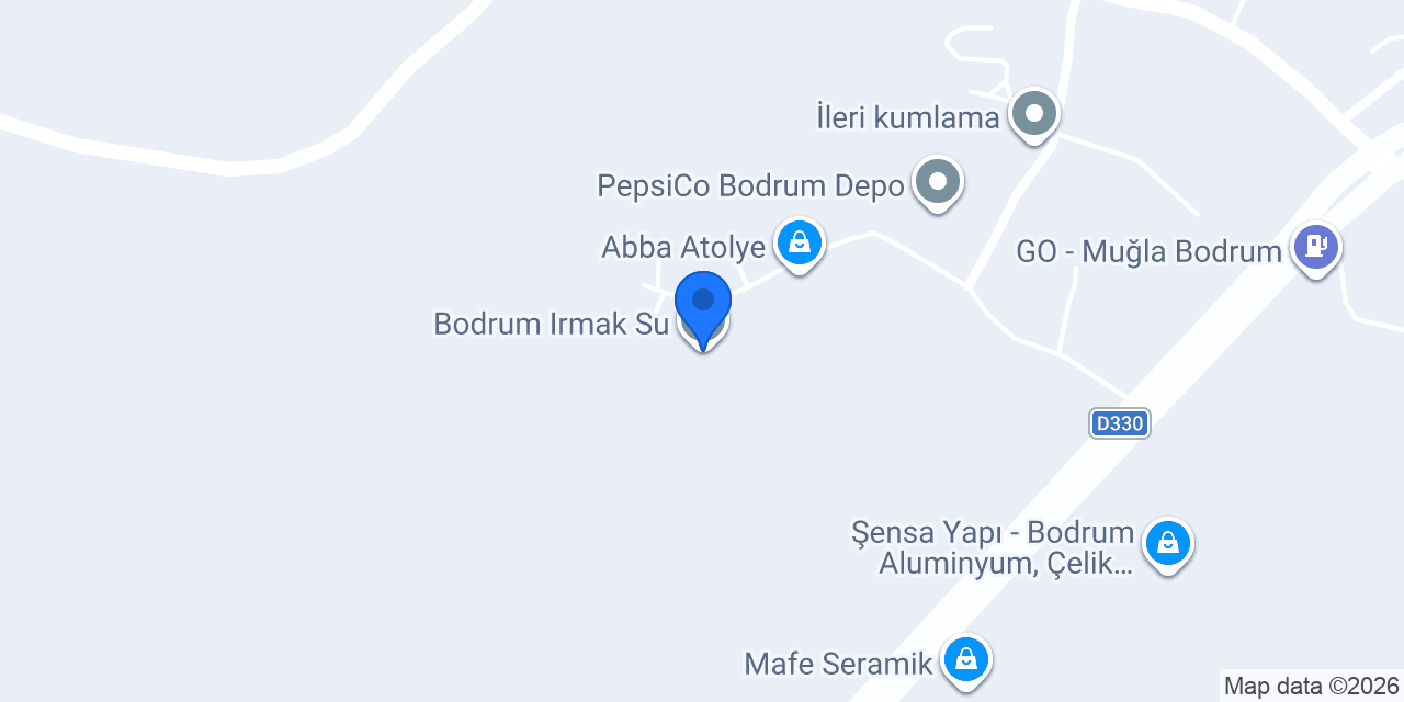 Bodrum Irmak Su konumu
