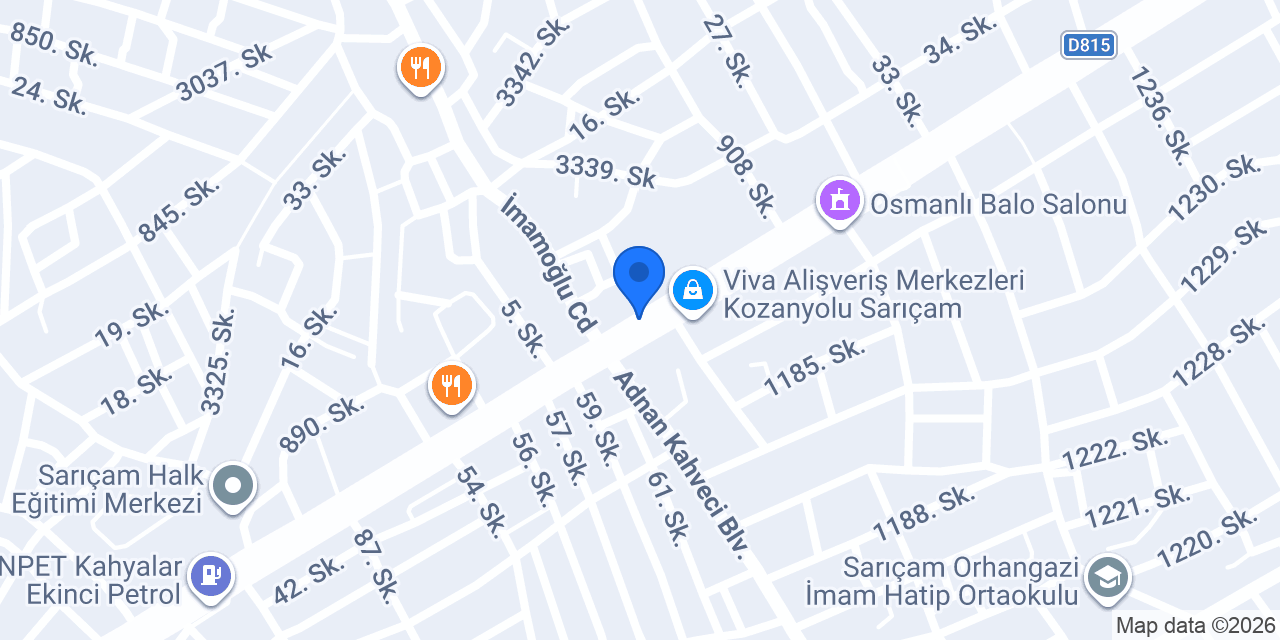 AKKAR VETERİNER KLİNİĞİ konumu