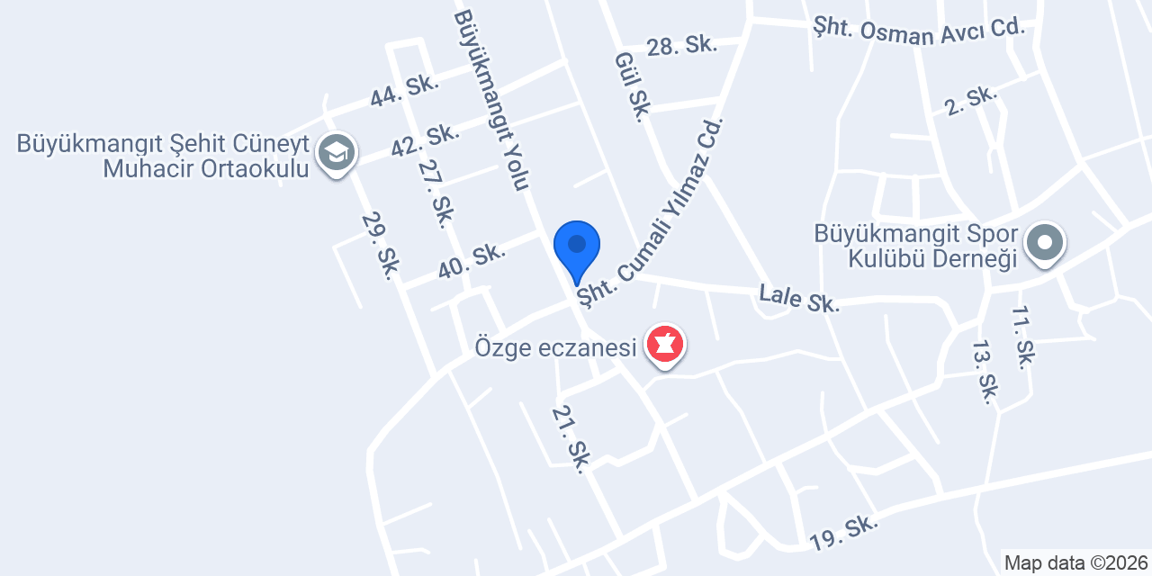 Özel Cihan Burç İlköğretim Okulu konumu