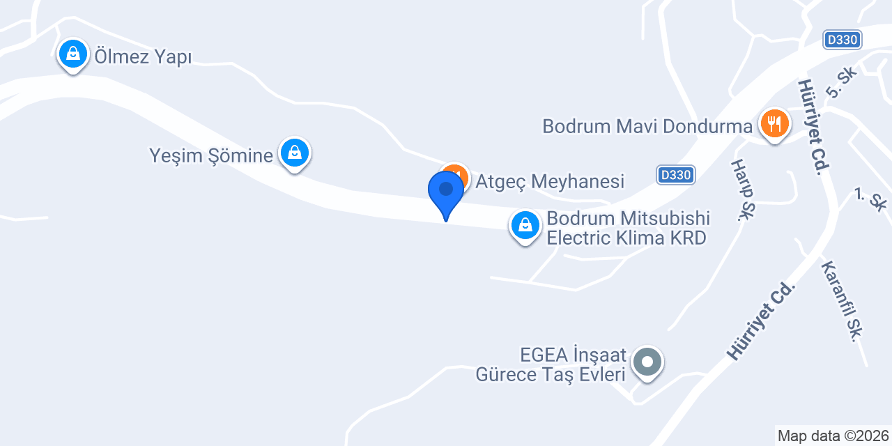 KURTOĞLU OTOMOTİV BODRUM konumu