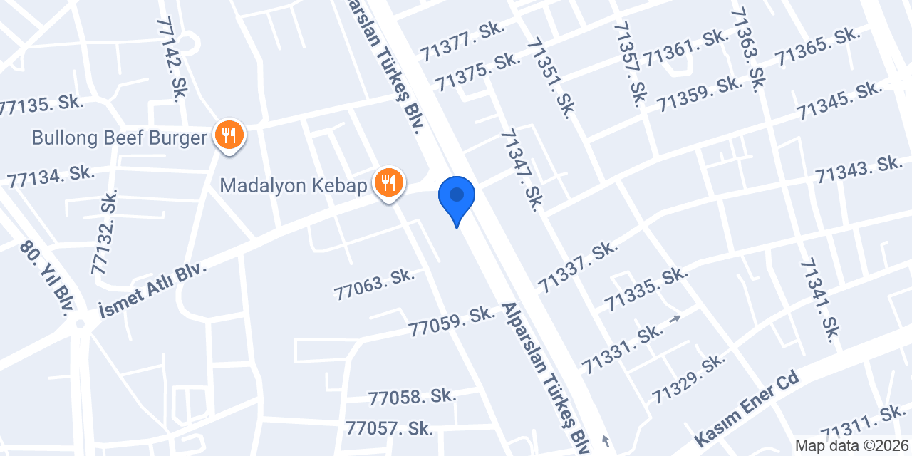 Şafak Lastikçilik konumu