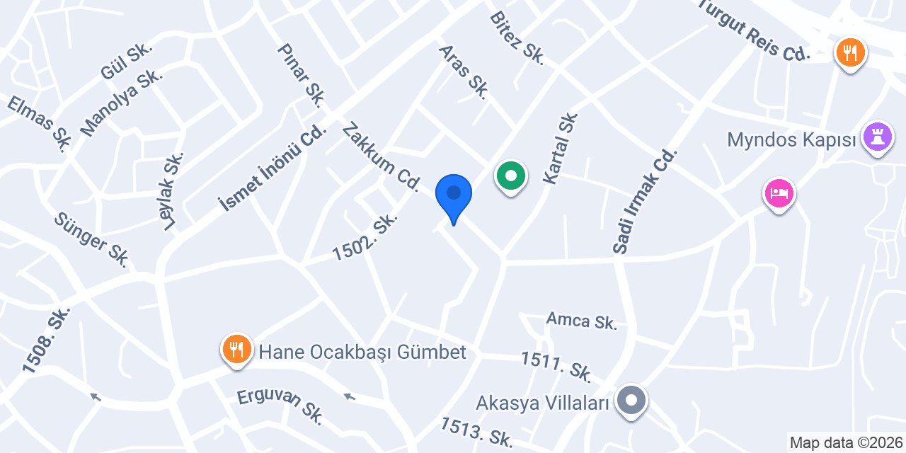Beyler Künefe & Dondurma konumu