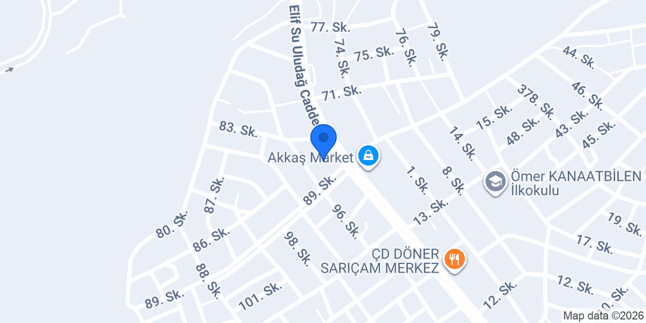 Salon Nur Akgül konumu