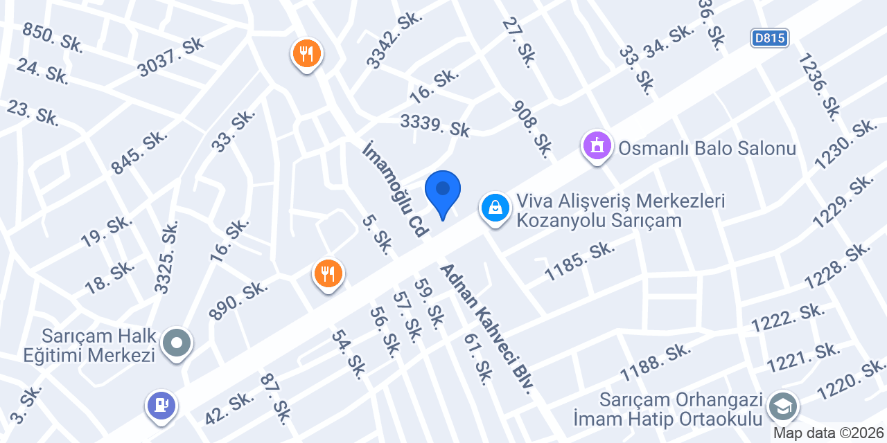 Adana 4 Kalem Kişisel Gelişim Merkezi konumu