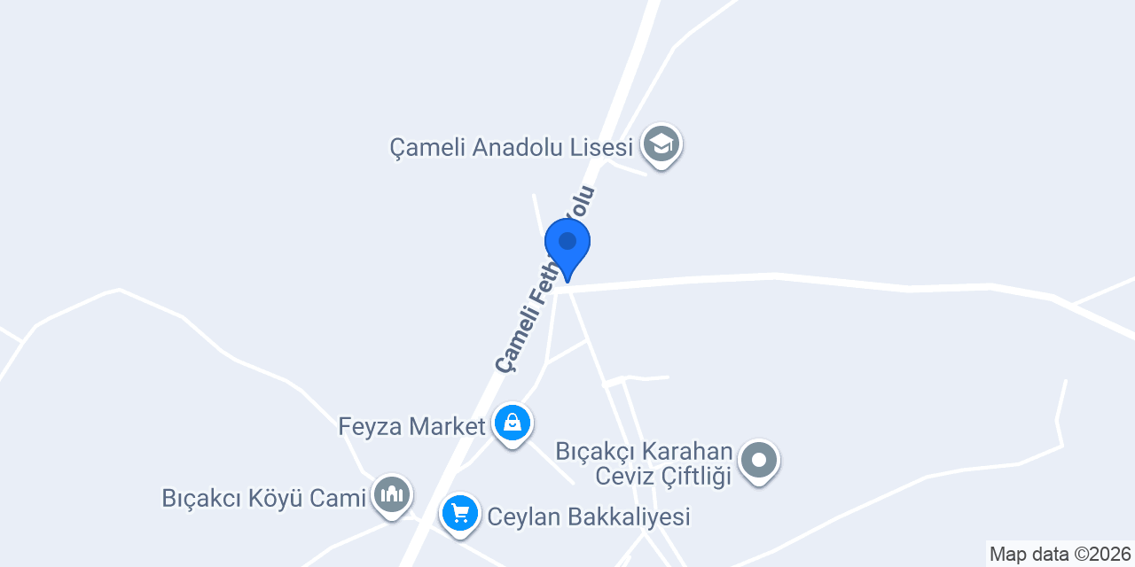 Bıçakçı İlköğretim Okulu konumu