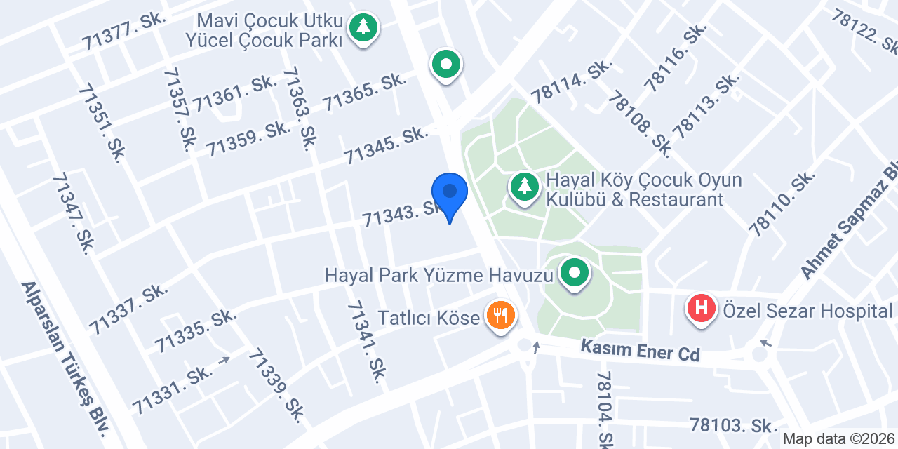 Şirin Çocuk Anaokulu konumu