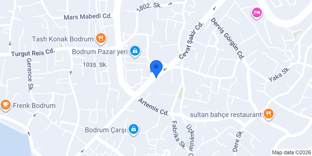 Bodrum Bilgisayar Hastanesi konumu