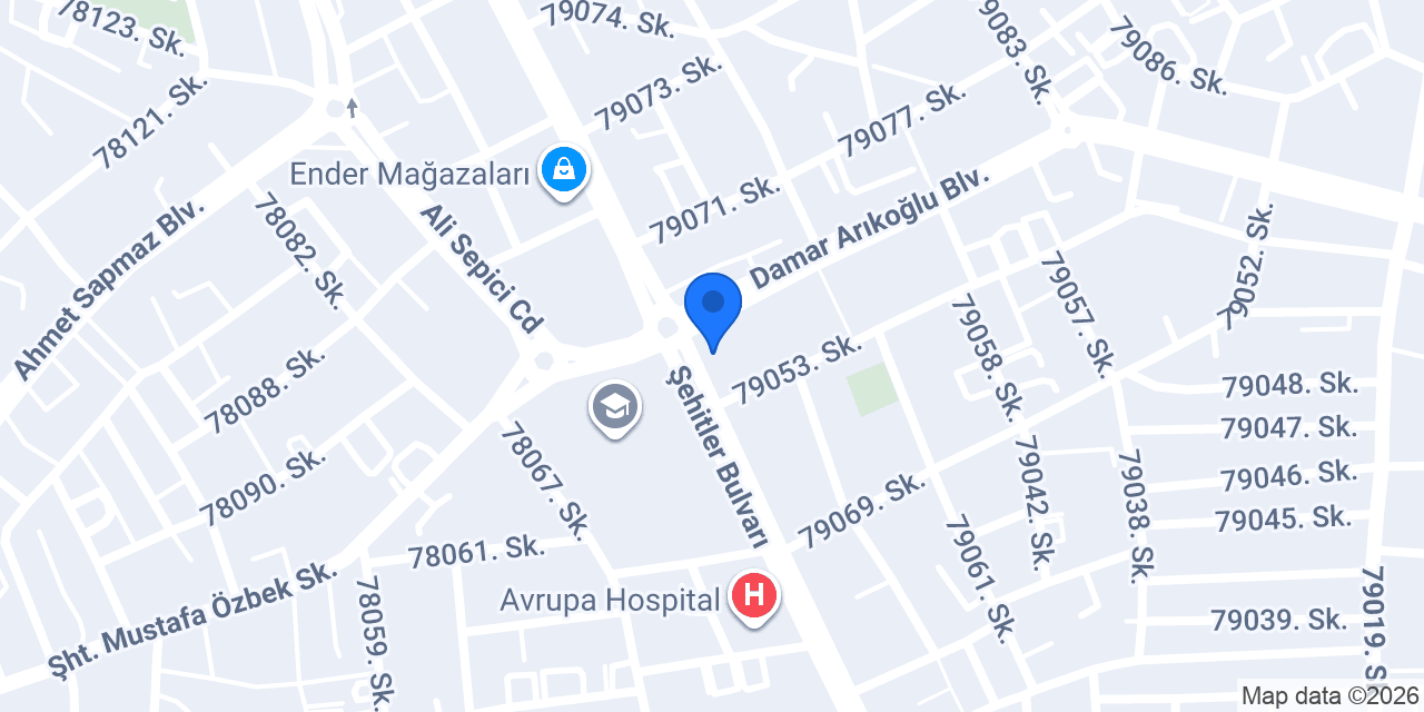 Adana Toptan Parke ve Kapı konumu