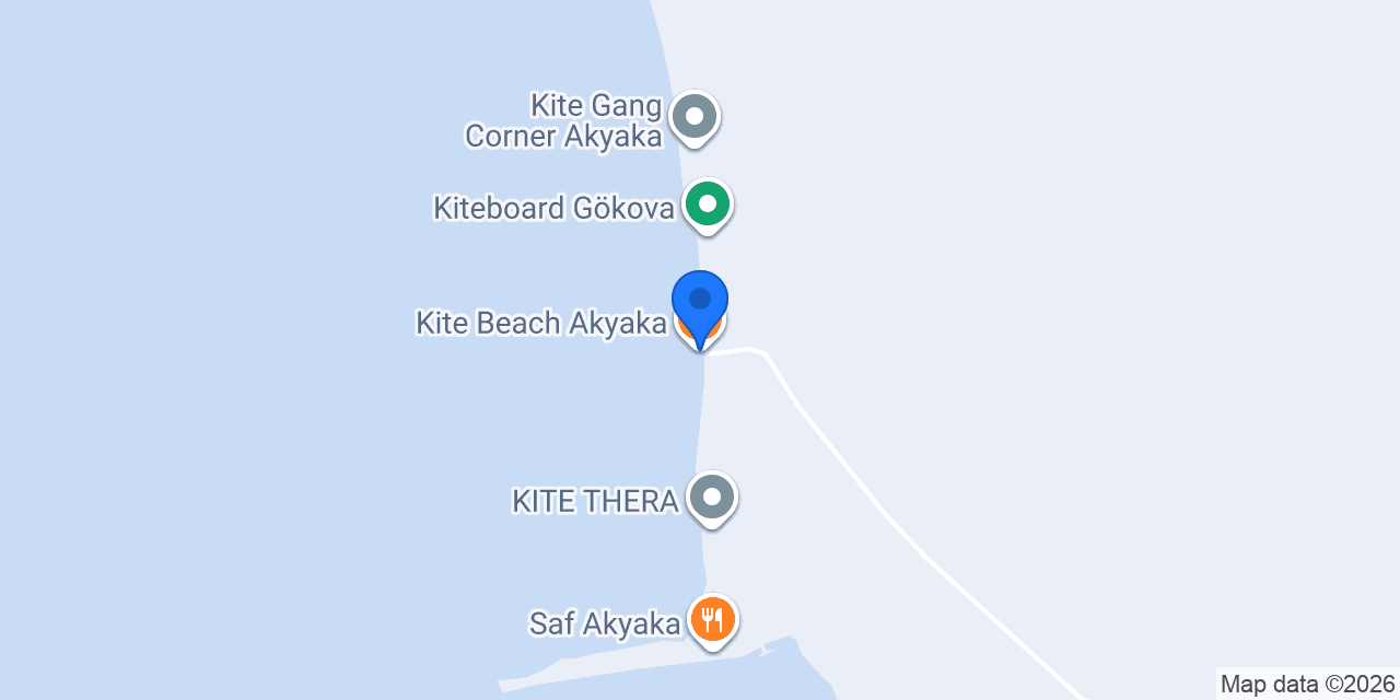 Kite Beach Akyaka konumu
