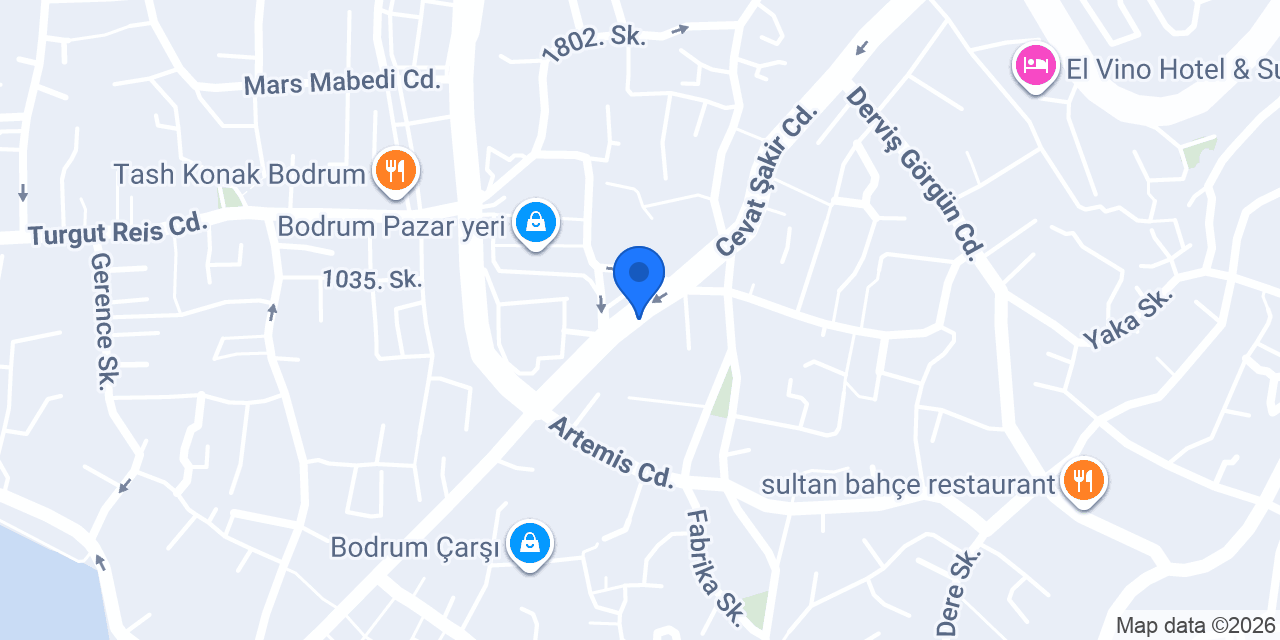 Bilgin Rent A Car konumu