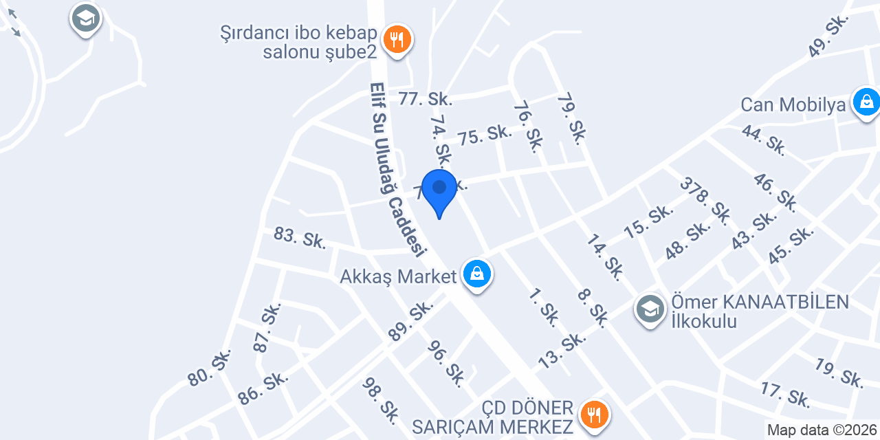 Asel Çiçekçilik konumu