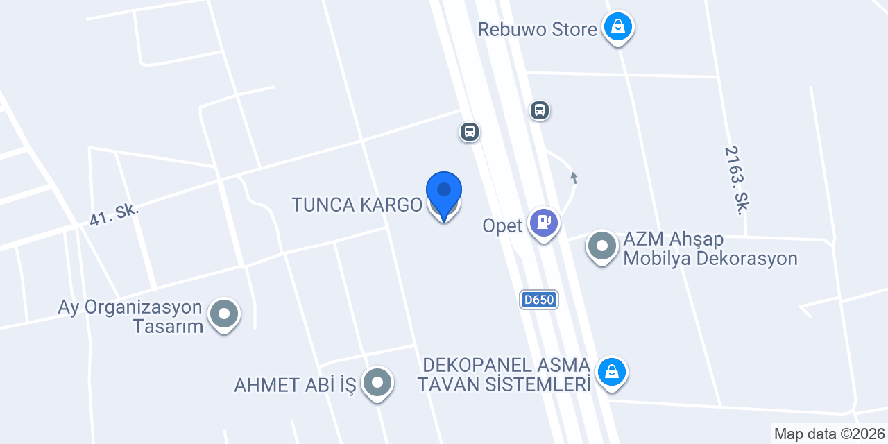 TUNCA KARGO konumu