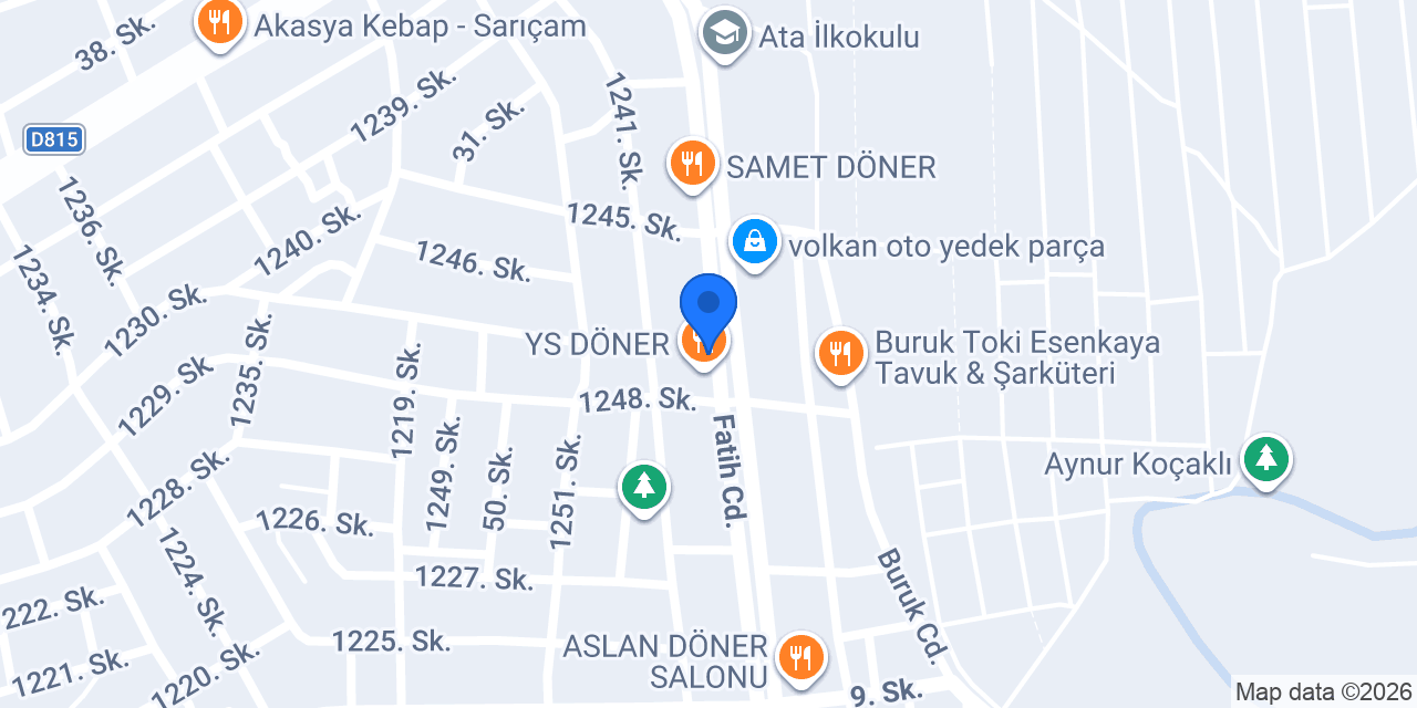 Gümüştaş Oto Elektrik konumu