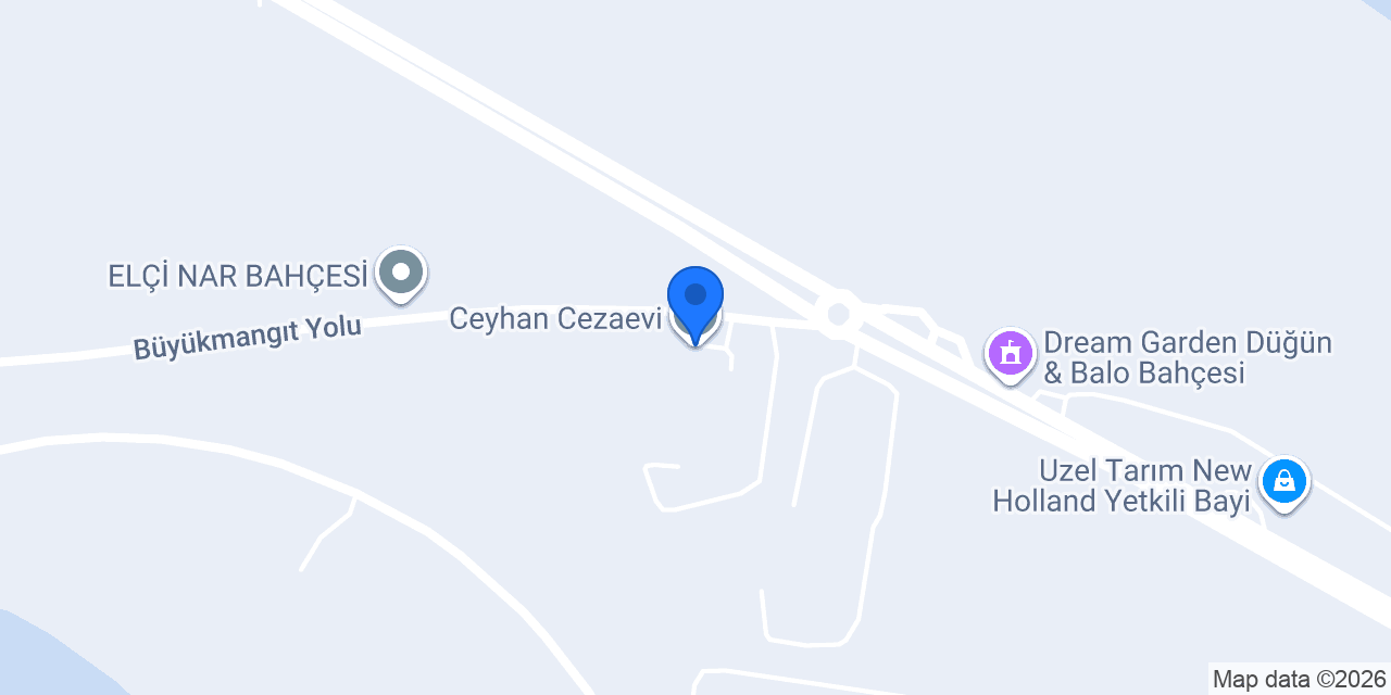 Ceyhan Cezaevi konumu