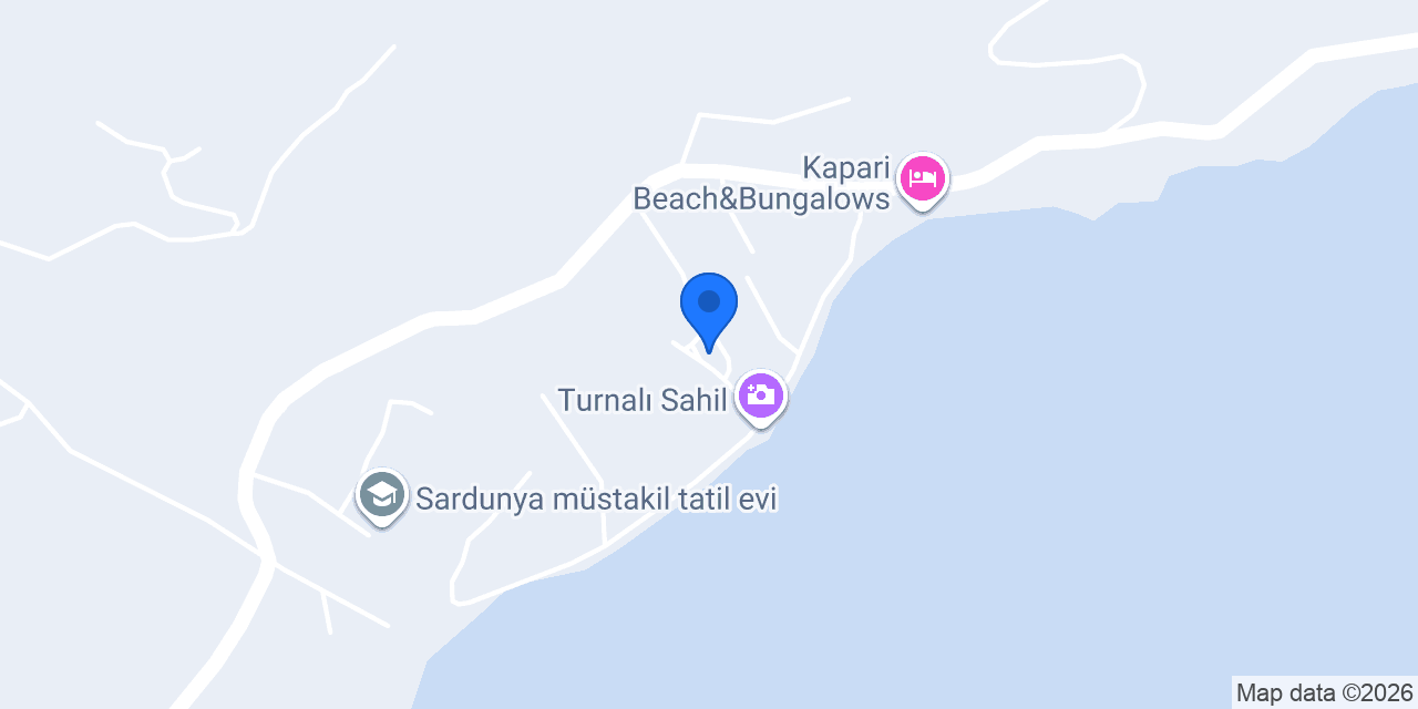 Turnalı Bungalow konumu