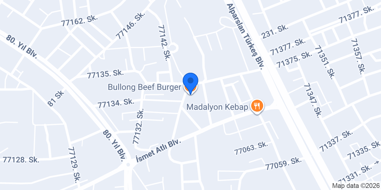 Bullong Beef Burger konumu