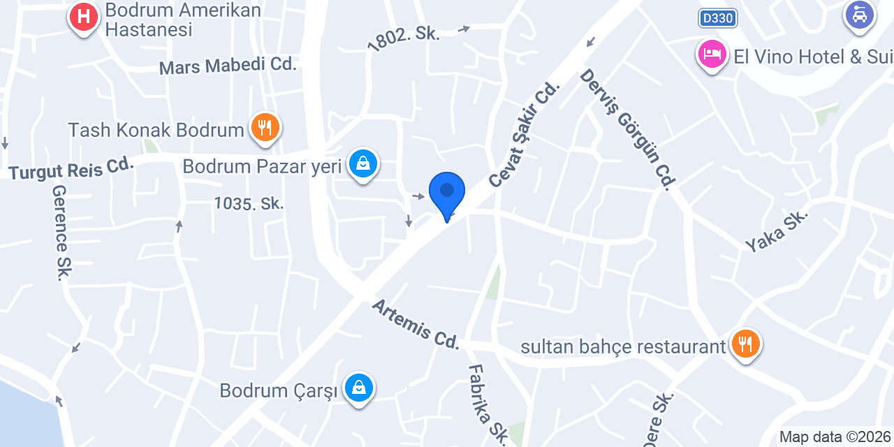Proper Car Rental Bodrum konumu